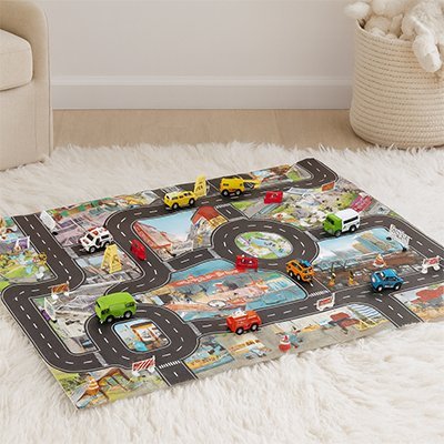 Tapis circuit voiture | Aventura - Éveil Jeu Jouet