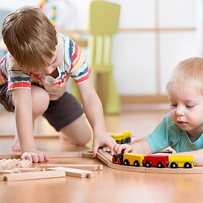 Circuit train en bois | Éducatif - Éveil Jeu Jouet