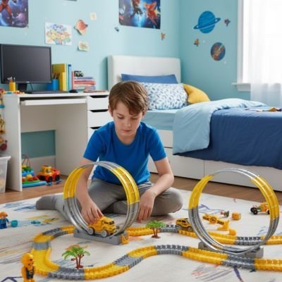 Circuit voiture electrique ultra - rapide | Adrénaline - Éveil Jeu Jouet