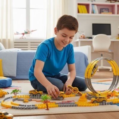 Circuit voiture electrique ultra - rapide | Adrénaline - Éveil Jeu Jouet