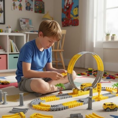 Circuit voiture electrique ultra - rapide | Adrénaline - Éveil Jeu Jouet