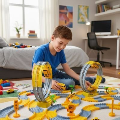 Circuit voiture electrique ultra - rapide | Adrénaline - Éveil Jeu Jouet