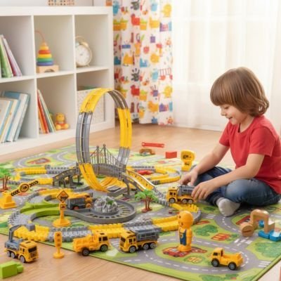Circuit voiture enfant | Modulable - Éveil Jeu Jouet