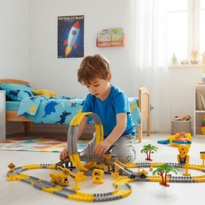 Circuit voiture enfant | Modulable - Éveil Jeu Jouet