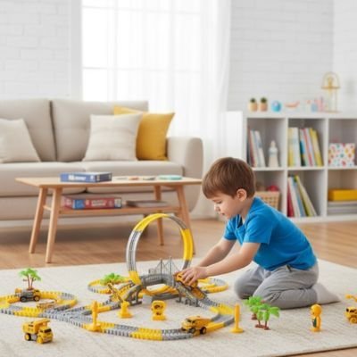Circuit voiture enfant | Modulable - Éveil Jeu Jouet