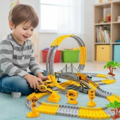 Circuit voiture enfant | Modulable - Éveil Jeu Jouet