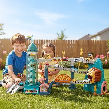Circuit voiture enfant | Aventura - Éveil Jeu Jouet
