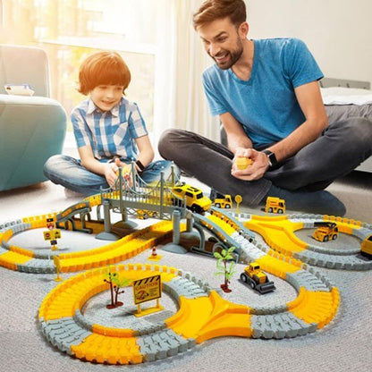Circuit voiture enfant | Modulable Coloré - Éveil Jeu Jouet