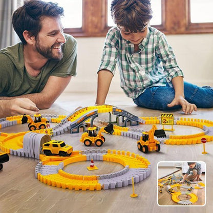 Circuit voiture enfant | Modulable Coloré - Éveil Jeu Jouet