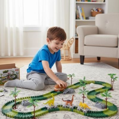 Circuit voiture enfant | Modulable - Éveil Jeu Jouet
