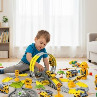 Circuit voiture enfant | Modulable - Éveil Jeu Jouet