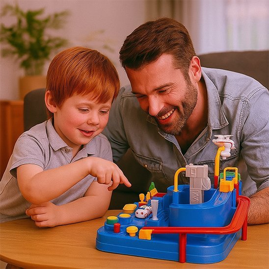 Circuit voiture jouet | Lumineux Modulable - Éveil Jeu Jouet