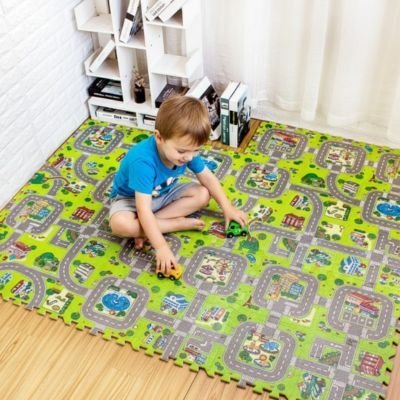 Tapis circuit voiture | KidPlay - Éveil Jeu Jouet