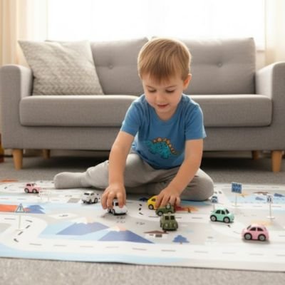 Tapis circuit voiture | Adventure Kids - Éveil Jeu Jouet
