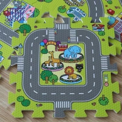 Tapis circuit voiture | KidPlay - Éveil Jeu Jouet