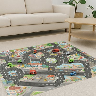 Tapis circuit voiture | Aventura - Éveil Jeu Jouet