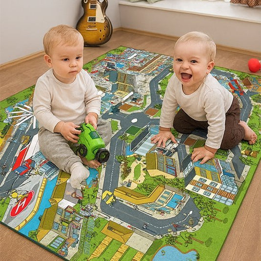 Tapis circuit voiture | Playful Adventures - Éveil Jeu Jouet