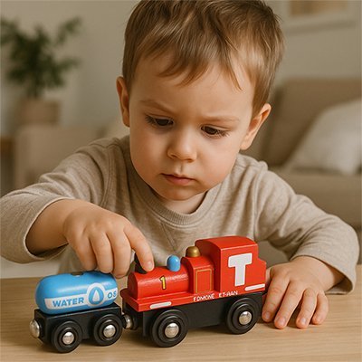 Train en bois | Éducatif Durable - Éveil Jeu Jouet