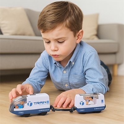 Train pour circuit en bois | Imagination - Éveil Jeu Jouet